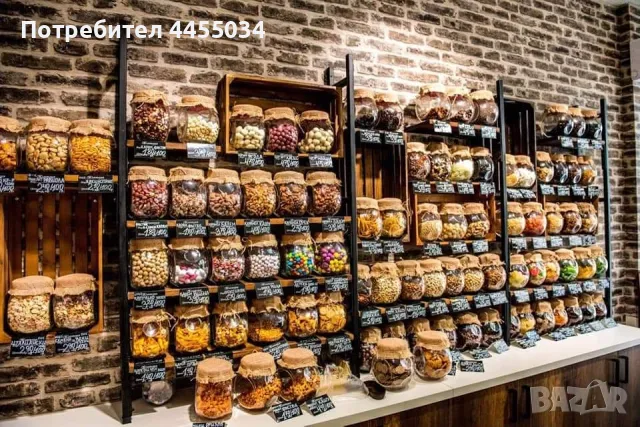 магазин за ядки и бонбони, снимка 3 - Стелажи и щандове - 50045715