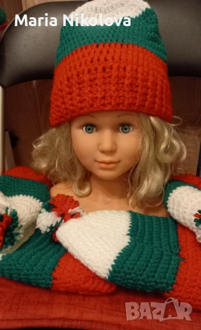 Предлагам красиви детски ръчноплетени шапки 