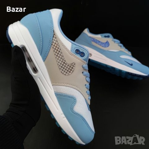 Nike AirMax 1 Premium Blue Размер 43 Номер 27.5см Стелка Мъжки Маратонки Обувки Нови Оригинални, снимка 7 - Маратонки - 43050925