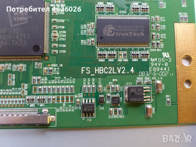 SONY KDL-32V5500 /A-1663-964-В/PSC10265G/FS_HBC2LV2.4/SS1320_8A01, снимка 11 - Части и Платки - 53277951