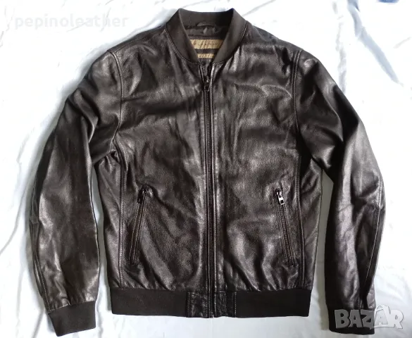 Пилотско Авиаторско кожено яке бомбър, тип МА-1, А-2, В-3, G-1, снимка 12 - Якета - 12536229