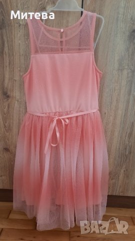 Детска розова рокля, снимка 2 - Детски рокли и поли - 38277575