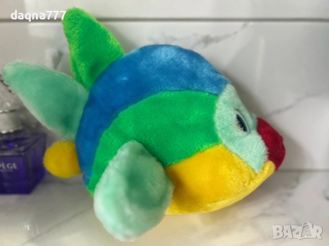 Рибата- дъга красива плюшена, снимка 2 - Плюшени играчки - 52256589