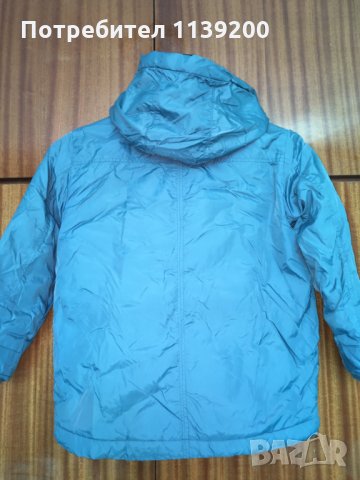 114см френско зимно яке La Redoute синьо зелено тюркоаз, снимка 8 - Детски якета и елеци - 27804400