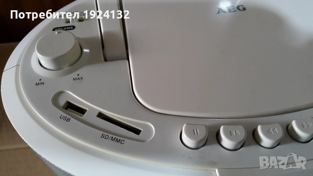 AEG CD-USB касетофон, снимка 3 - Радиокасетофони, транзистори - 52535453