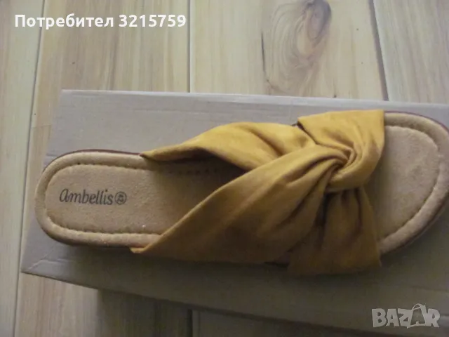 Нови Дамски немски чехли Ambellis номер 42, снимка 2 - Чехли - 50326206