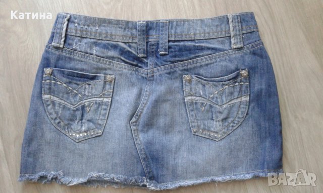 YES YES дънкова поличка, снимка 5 - Детски рокли и поли - 26406747