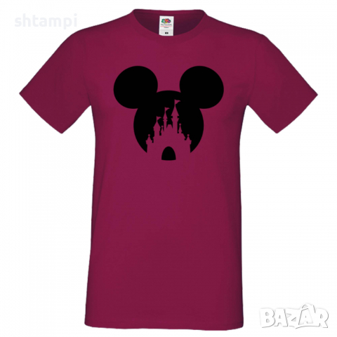 Мъжка тениска Mickey Head 2 Подарък,Изненада,Рожден ден, снимка 3 - Тениски - 36575851