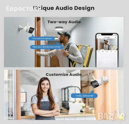 Външна камера за наблюдение Tenda CT3, 2MP IP камера, FHD, снимка 7 - IP камери - 48272698