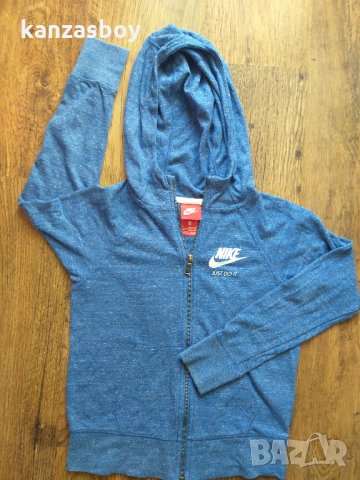 Nike Sportswear Girls Vintage Full-Zip Hoodie - страхотно детско горнище, снимка 4 - Детски анцузи и суичери - 32225454