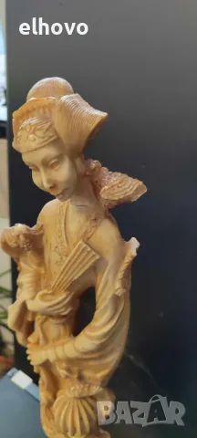 Китайска статуетка#1, снимка 3 - Антикварни и старинни предмети - 49296758