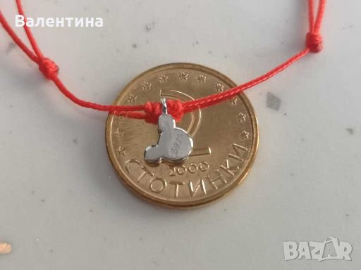  Дамска, детска сребърна гривна със 925 медальон Мики Маус Mickey mouse, снимка 2 - Гривни - 28172054