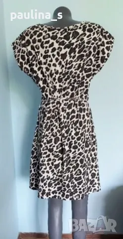 Два броя / Маркова рокля в леопардов принт " и" Stradivarius STR" / унисайз , снимка 13 - Рокли - 30235408