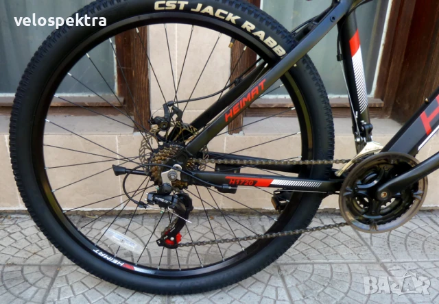 ХЕЙМАТ ! 27.5 цола ! Като НОВ ! 21 скорости ! Диск! Германия!, снимка 13 - Велосипеди - 51195577