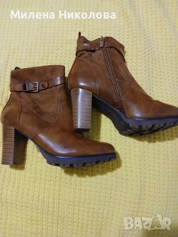 Кафяви боти 39н, снимка 4 - Дамски боти - 53291047