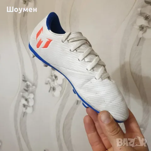 детски бутонки  Adidas Nemeziz Messi 19.4 FxG Jr  номер 33 ,5-34, снимка 7 - Футбол - 50437709