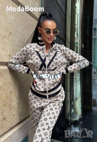 🔥Louis Vuitton уникален дамски комплект фино плетиво🔥