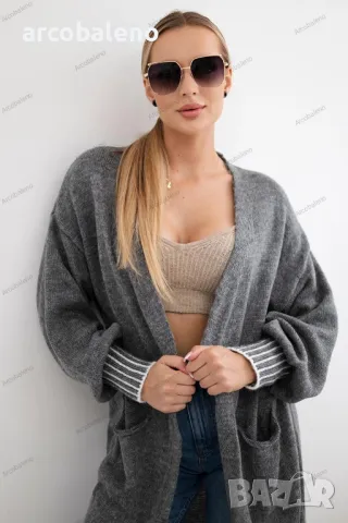 Дамска жилетка с джобове, 11цвята , снимка 2 - Жилетки - 47608998