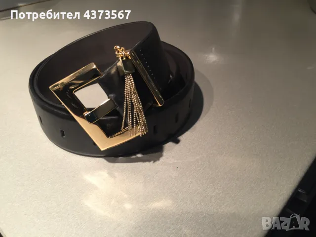 черен дамски колан от естествена кожа, марка Roberta Blagi, снимка 1