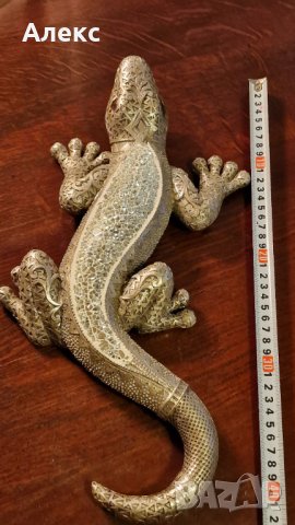 Голям гущер, 40см Нов!, снимка 4 - Антикварни и старинни предмети - 42964908