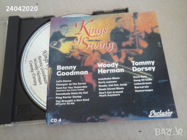 Kings Of Swing Benny Goodman, Woody Herman, Tommy Dorsey оригинален диск
