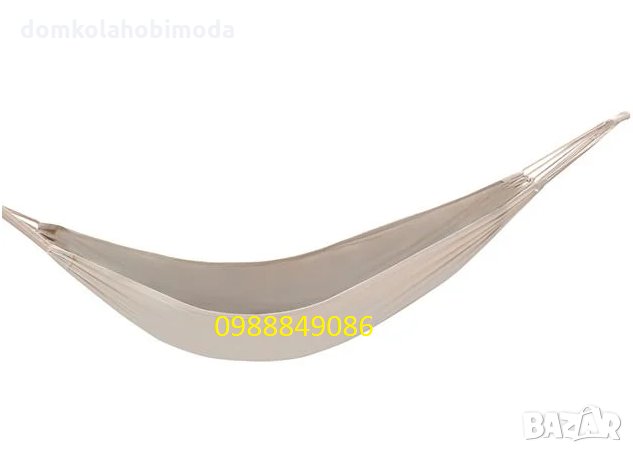 Хамак,3 размера, 4 цвята , С въжена хълка в края , снимка 7 - Градински мебели, декорация  - 32408130