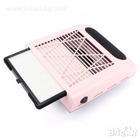 80W! НОВ прахоуловител с филтър за нокти, маникюр и педикюр - КОД 3192, снимка 14 - Продукти за маникюр - 33529304