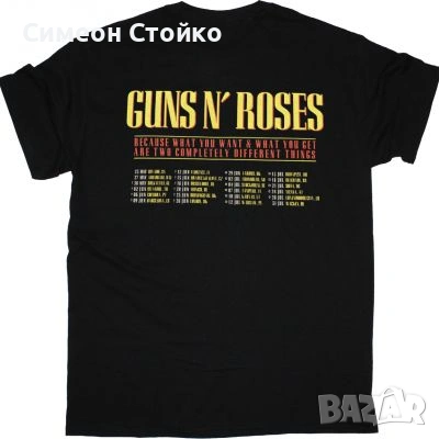 Метъл тениска на Guns and Roses , снимка 2 - Тениски - 53499779