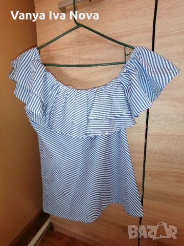 In style блузка с къдрици-нова, снимка 4 - Тениски - 34600102