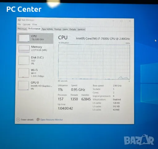 Лаптоп Dell Latitude 7280, Intel Core i7 7600U, 8GB ram, снимка 6 - Лаптопи за работа - 48929545