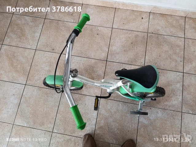 Детско колело, с помощни колела, снимка 5 - Велосипеди - 52431126
