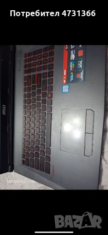 Gaming Laptop MSI GF72 8RD, снимка 8 - Лаптопи за игри - 53396984