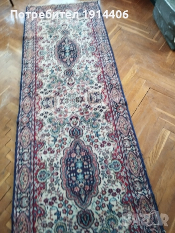 Пътеки персийски, нови , но за обкантване 1 бр. – 0,90 м./2,20м. 2 бр. - 0,75 м/1,45 м , снимка 9 - Килими - 51870810