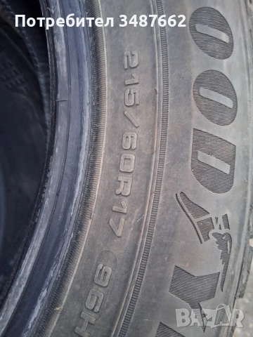 215 60 17 GOOD YEAR SUV 4броя зимни дот 2023г , снимка 5 - Гуми и джанти - 53154363