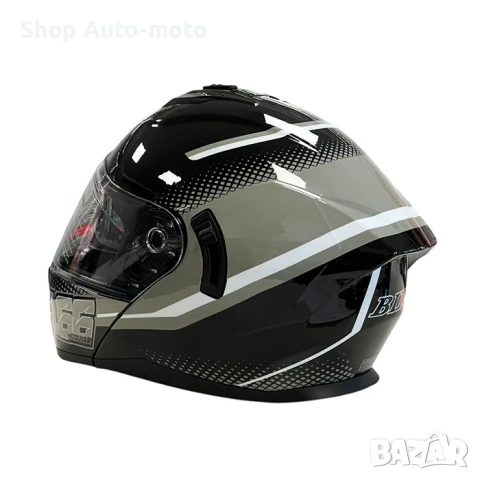 Мото каска Automat, Каска с двоен визьор, 166, S, M, L и XL размер, 4 цвята, снимка 7 - Аксесоари и консумативи - 50652169