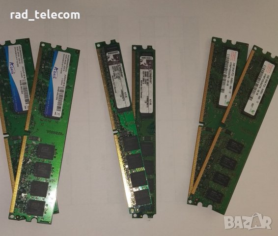 Рам памети DDR 2 за компютър, снимка 7 - RAM памет - 32852127