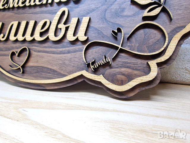 🌟Индивидуални табели по поръчка с надпис ваш текст за врата персонализирани , снимка 5 - Декорация за дома - 52912933