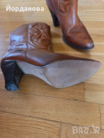 Каубойски ботуши ECCO 39 размер, снимка 6 - Дамски ботуши - 51595665