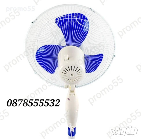 Вентилатор на стойка с регулиране на височината диаметър 40см. 40W, снимка 4 - Вентилатори - 51390919