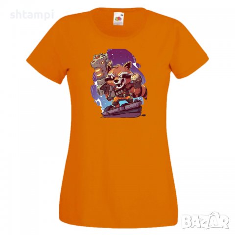 Дамска тениска Marvel Rocket Racoon 2 Игра,Изненада,Подарък,Геймър,, снимка 10 - Тениски - 36748127