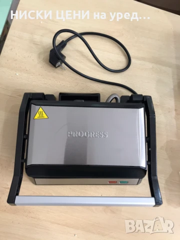 КОНТАКТЕН ГРИЛ 2В1 PROGRESS, снимка 2 - Скари - 51052979