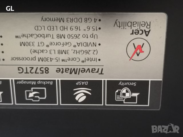 Acer i5 TravelMate 8572TG, снимка 3 - Лаптопи за дома - 40346638