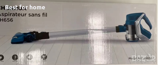 Мощна акумулаторна прахосмукачка с турбо четка Chunhua JH656, снимка 2 - Прахосмукачки - 44905722