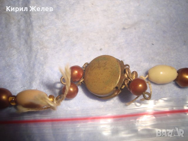 МНОГО СТАРА ОГЪРЛИЦА с ФАТУРАН - КЕХЛИБАР БАКЕЛИТ и МЪНИСТА МАЙСТОРСКА ИЗРАБОТКА РЕТРО КОЛИЕ 27960, снимка 5 - Антикварни и старинни предмети - 37094922