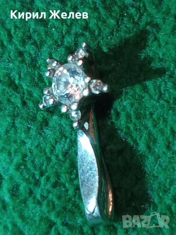 ПРЕКРАСЕН НЕЖЕН СКЪПОЦЕНЕН СРЕБЪРЕН АРТ МЕДАЛЬОН СРЕБРО 925 с БЯЛА ПОЗЛАТА и ФАСЕТ ЦИРКОНИ 72141, снимка 18 - Колиета, медальони, синджири - 43318060