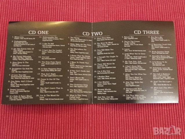 Nat King Cole, сет от три CD в ламаринена кутия. , снимка 7 - CD дискове - 43625048