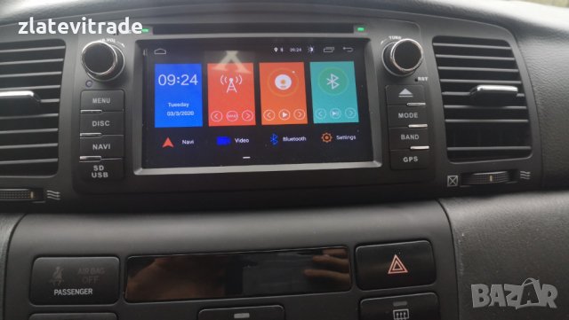 TOYOTA COROLLA E120 BYD - 6.2'' 2000-2007  Андроид Навигация, 9052, снимка 3 - Аксесоари и консумативи - 29063928