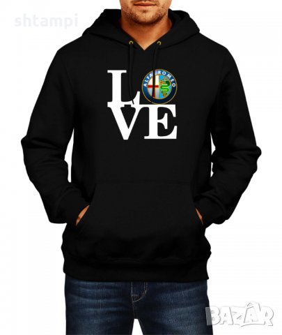 Мъжки Суитчър/Суитшърт Alfa Romeo LOVE