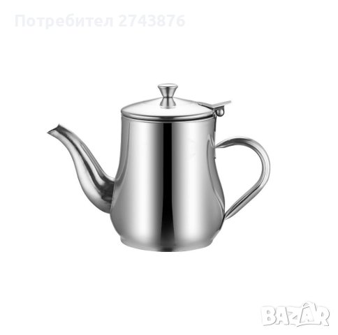 МАЛЪК МЕТАЛЕН ЧАЙНИК ЗА ГРЕЯНО ВИНО И РАКИЯ,ИНДУКЦИЯ-800ML.