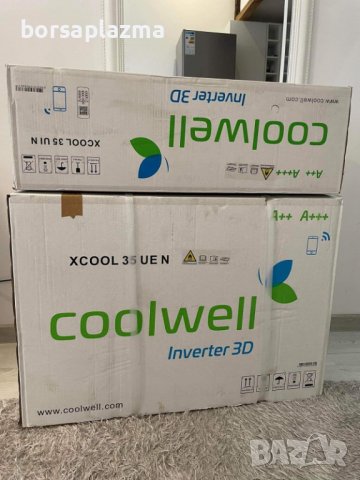 Климатик инверторен COOLWELL X-COOL35N Wi-Fi с безплатен монтаж, снимка 1 - Климатици - 37325498